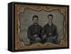 Civil War Brothers in Arms-null-Framed Stretched Canvas