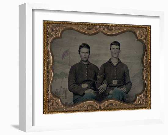 Civil War Brothers in Arms-null-Framed Giclee Print