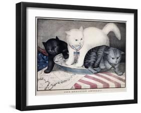 Civil War: Cartoon, c1865-null-Framed Giclee Print