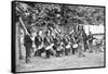 Civil War Drum Corps-null-Framed Stretched Canvas