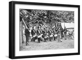 Civil War Drum Corps-null-Framed Art Print