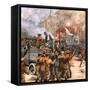 Civil War Dublin 1922-null-Framed Stretched Canvas