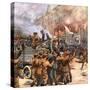 Civil War Dublin 1922-null-Stretched Canvas