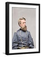 Civil War General Jefferson C. Davis of the Union Army, Circa 1860-Stocktrek Images-Framed Photographic Print