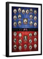 Civil War Generals-null-Framed Premium Giclee Print