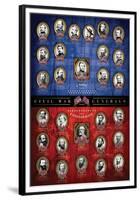 Civil War Generals-null-Framed Premium Giclee Print