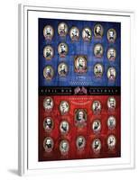 Civil War Generals-null-Framed Premium Giclee Print