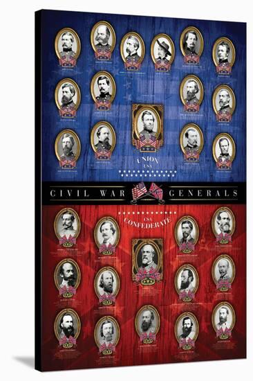 Civil War Generals-null-Stretched Canvas