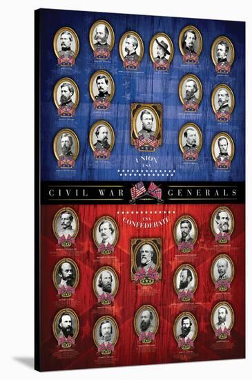 Civil War Generals-null-Stretched Canvas