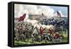 Civil War: Gettysburg, 1863-Currier & Ives-Framed Stretched Canvas