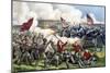 Civil War: Gettysburg, 1863-Currier & Ives-Mounted Giclee Print