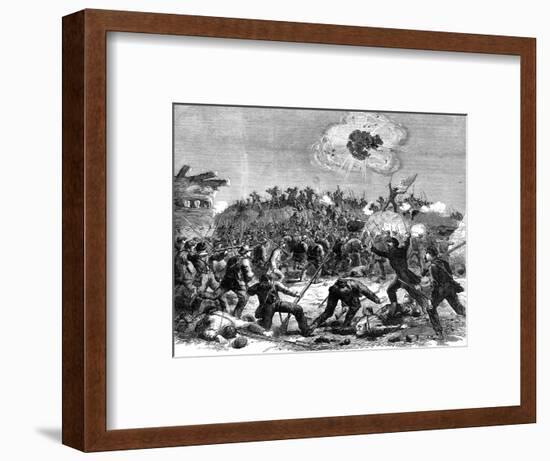 Civil War in America: Assault on Fort Wagner-null-Framed Art Print