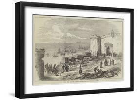 Civil War in Spain, Sandbag Battery for the Defence of Alicante-null-Framed Giclee Print