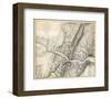 Civil War Map of the Country Adjacent to Harper's Ferry, Virginia, c.1863-John E^ Weyss-Framed Art Print