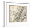 Civil War Map of the Country Adjacent to Harper's Ferry, Virginia, c.1863-John E^ Weyss-Framed Art Print