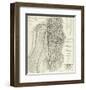 Civil War Map of The Siege of Vicksburg, Miss, c.1863-Charles Spangenberg-Framed Art Print