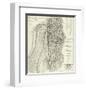 Civil War Map of The Siege of Vicksburg, Miss, c.1863-Charles Spangenberg-Framed Art Print