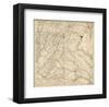 Civil War Map Showing Grant's Campaign and Marches through Central Virginia, c.1865-null-Framed Art Print