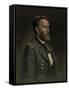 Civil War Painting of General Ulysses S. Grant-Stocktrek Images-Framed Stretched Canvas