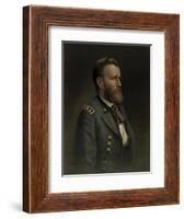 Civil War Painting of General Ulysses S. Grant-Stocktrek Images-Framed Art Print