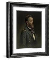 Civil War Painting of General Ulysses S. Grant-Stocktrek Images-Framed Art Print