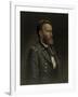 Civil War Painting of General Ulysses S. Grant-Stocktrek Images-Framed Art Print