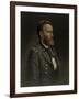 Civil War Painting of General Ulysses S. Grant-Stocktrek Images-Framed Art Print