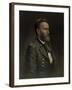 Civil War Painting of General Ulysses S. Grant-Stocktrek Images-Framed Art Print