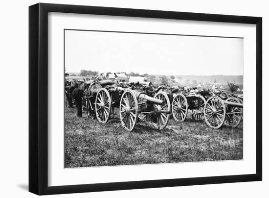 Civil War: Parrott Guns-James F. Gibson-Framed Giclee Print