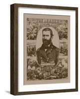 Civil War Poster of General Ulysses S. Grant Wearing His Military Uniform-Stocktrek Images-Framed Art Print