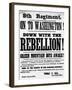 Civil War Poster Seeking Vermont 9th Infantry Recruits-null-Framed Giclee Print