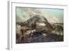 Civil War Print Depicting the Union Army's Capture of Fort Fisher-Stocktrek Images-Framed Art Print