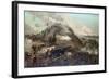 Civil War Print Depicting the Union Army's Capture of Fort Fisher-Stocktrek Images-Framed Art Print