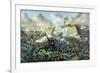 Civil War Print Depicting the Union Army's Capture of Fort Fisher-Stocktrek Images-Framed Premium Giclee Print