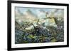 Civil War Print Depicting the Union Army's Capture of Fort Fisher-Stocktrek Images-Framed Premium Giclee Print