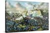 Civil War Print Depicting the Union Army's Capture of Fort Fisher-Stocktrek Images-Stretched Canvas