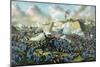 Civil War Print Depicting the Union Army's Capture of Fort Fisher-Stocktrek Images-Mounted Art Print