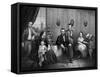 Civil War Print of General Ulysses S. Grant and His Family-Stocktrek Images-Framed Stretched Canvas