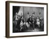 Civil War Print of General Ulysses S. Grant and His Family-Stocktrek Images-Framed Art Print