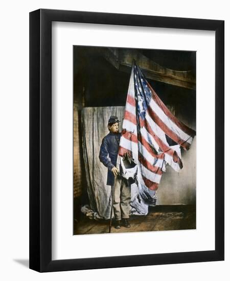 Civil War: Soldier-null-Framed Premium Photographic Print