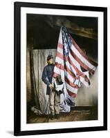 Civil War: Soldier-null-Framed Premium Photographic Print
