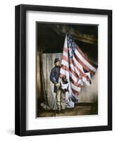 Civil War: Soldier-null-Framed Photographic Print