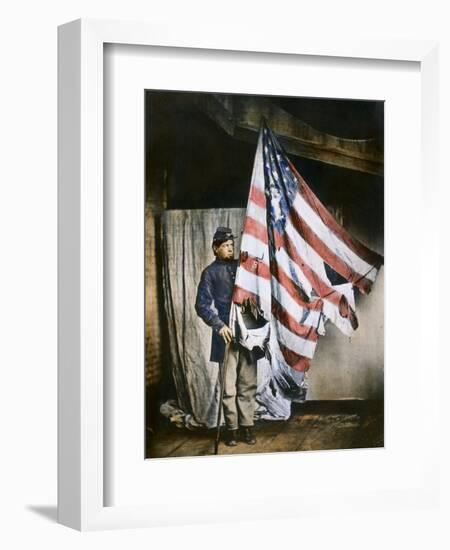 Civil War: Soldier-null-Framed Photographic Print