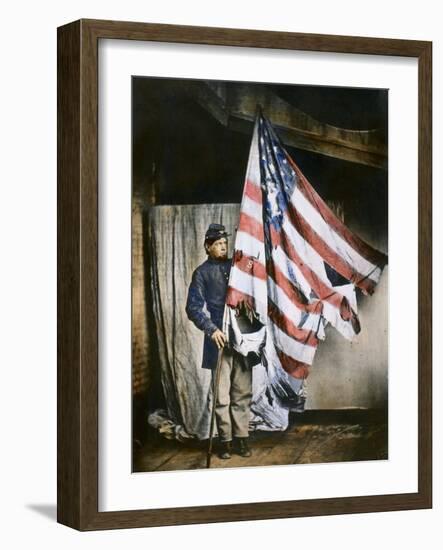 Civil War: Soldier-null-Framed Photographic Print