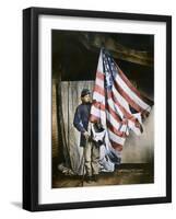 Civil War: Soldier-null-Framed Photographic Print