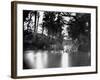 Civil War Soldiers Bathing in a River-Timothy O' Sullivan-Framed Photographic Print