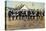 Civil War Soldiers Posing at Encampment-Mathew B. Brady Studio-Stretched Canvas