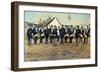 Civil War Soldiers Posing at Encampment-Mathew B. Brady Studio-Framed Photographic Print