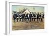 Civil War Soldiers Posing at Encampment-Mathew B. Brady Studio-Framed Photographic Print