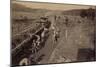 Civil War Train Thruway Excavation-null-Mounted Art Print